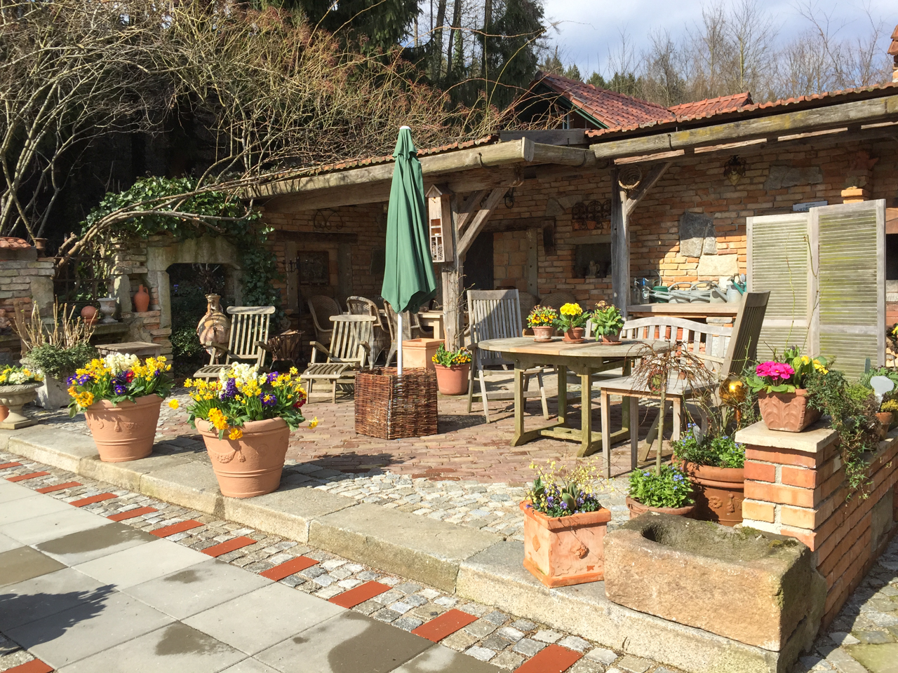 Sitzplätze im Garten Ploberger