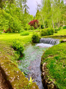 Viele Quellen entspringen in dem Garten, daher war Ninfa damals so begehrt