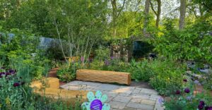 Ein Kinder-Garten auf der Chelsea-Flower-Show