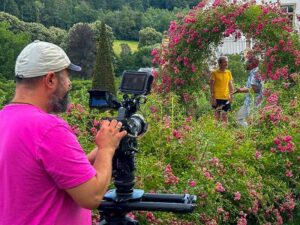 TV-Dreh auf Schloss Ansemburg