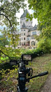 Dreharbeiten auf Schloss Berg